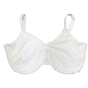 Fruit of the Loom Bra Cotton UnderWire UnPadded 38 DDD Soft T Shirt Fabric White